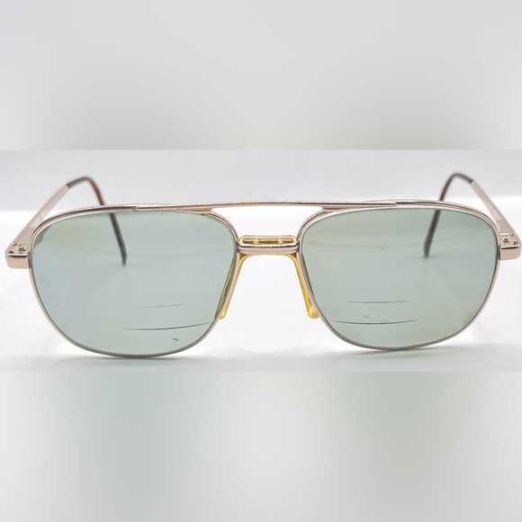 Vintage Classic Traditions CT 10 Gold Pilot Sunglasses Frames Only - Picture 3 of 8